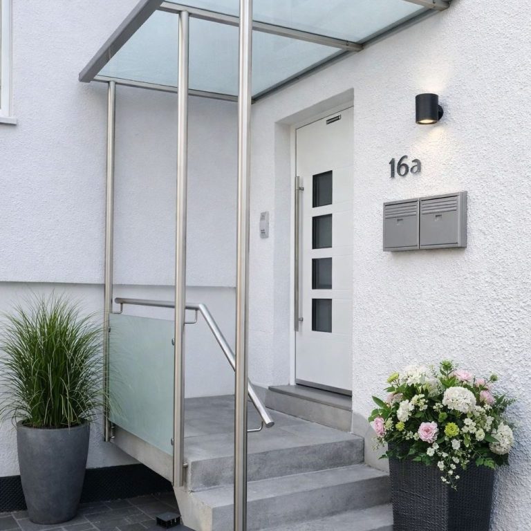Edelstahl mit Glas in Nürtingen. Individuell gefertigt.